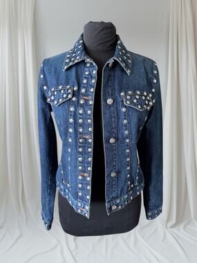 Jean Paul Gaultier (JPG Jeans) Studded Denim jacket Size M/8